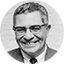A portrait of Vince Lombardi, famous American footbal coach.